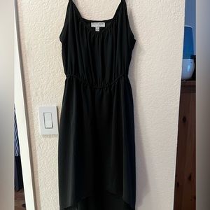 Black cotton on dress